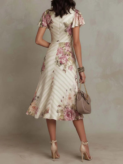 Jessa™ Elegant Midi Dress