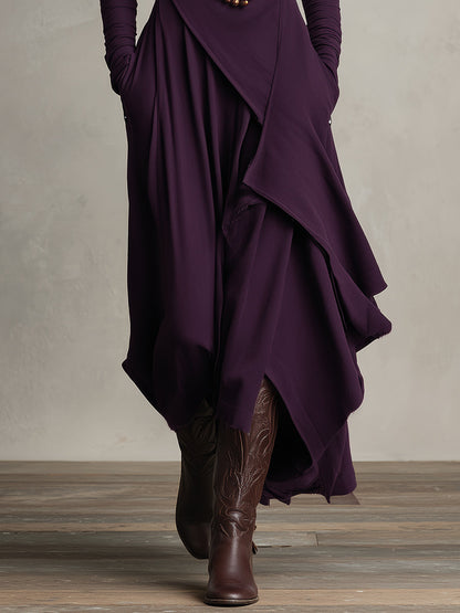 Natalie | Elegant Draped Dress