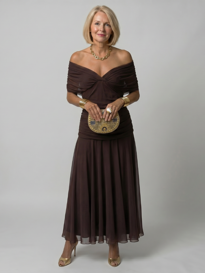 Quirine™ | Flow Midi Dress