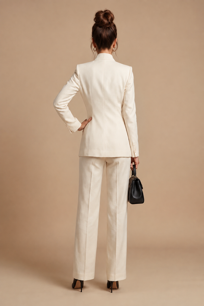 Delta | Structured Stand Collar Tailored Suit