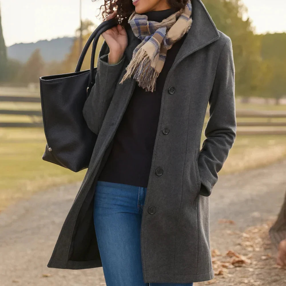 ADRIANA | Elegant Coat with Embracing Warmth and Timeless Style