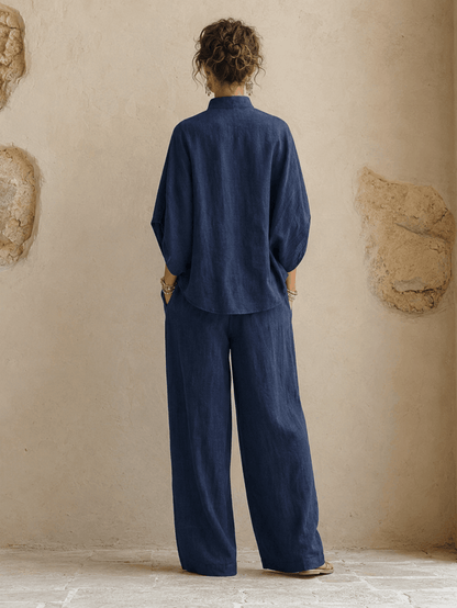 Maribel | Batwing Sleeves and Wide-Leg Pants