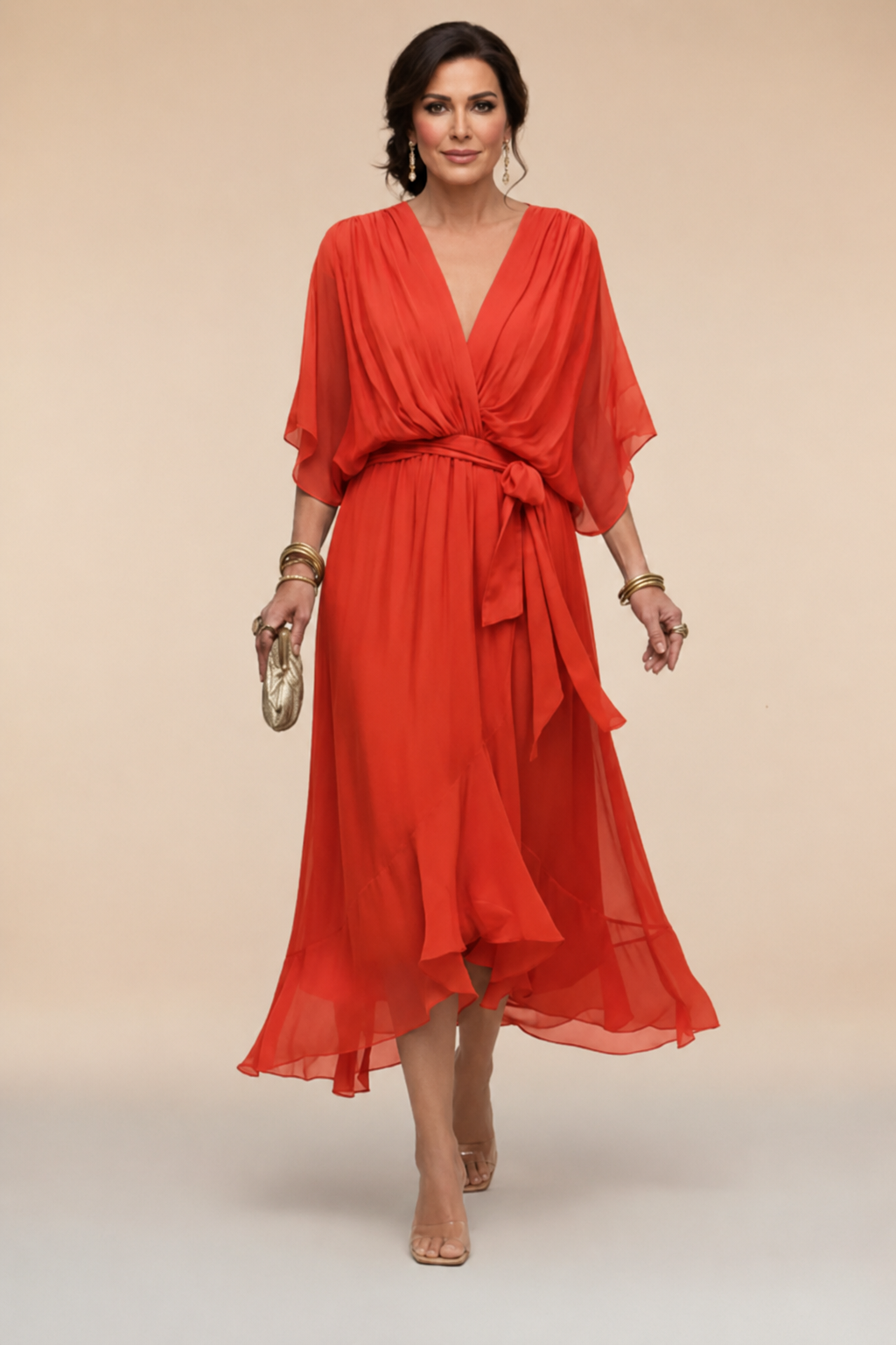 Monica | V-neck dress