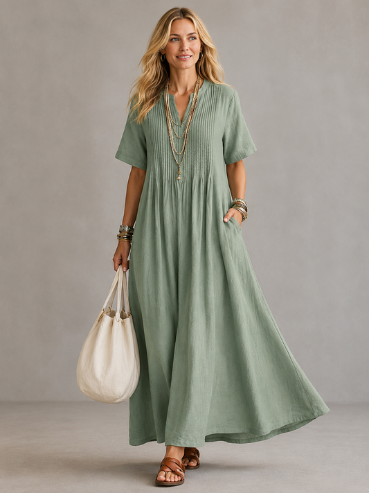 Nathalia™ | Pleated Dress