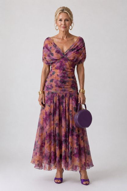 Quirine™ | Flow Midi Dress