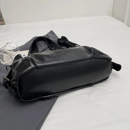Faux Leather Shoulder Bag