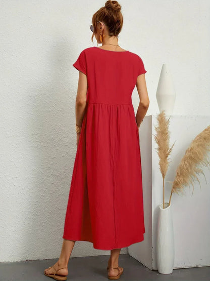 Ursina™ | Fluid Midi Dress