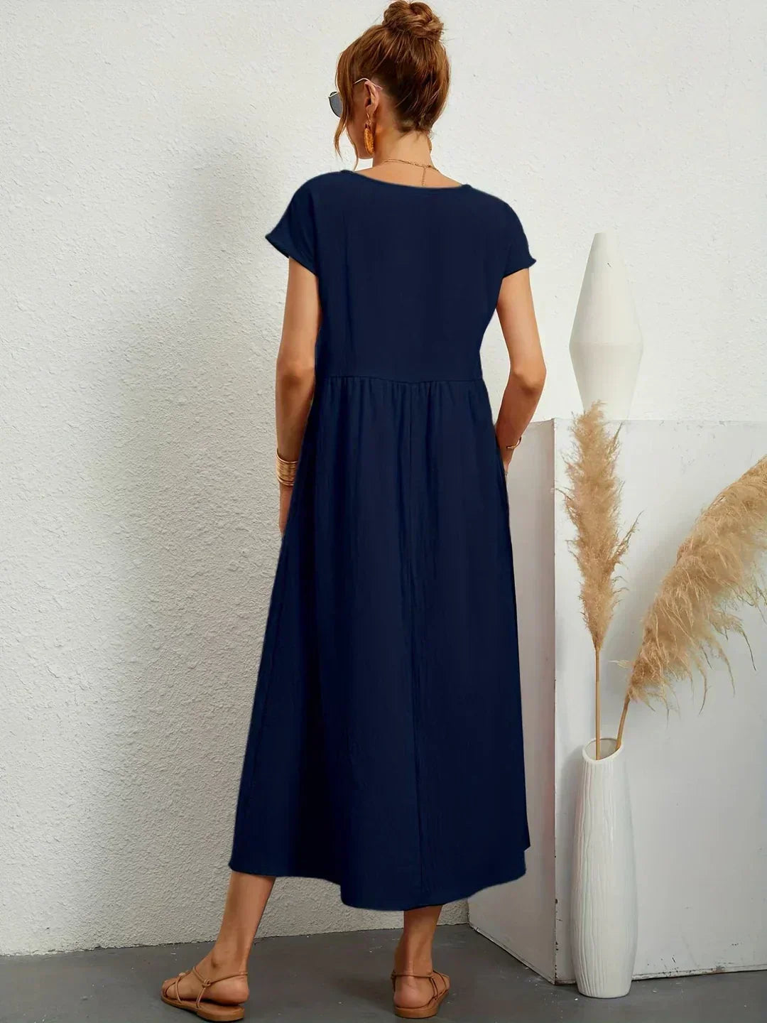 Ursina™ | Fluid Midi Dress