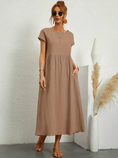 Ursina™ | Fluid Midi Dress