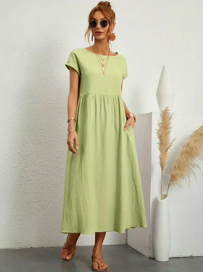 Ursina™ | Fluid Midi Dress