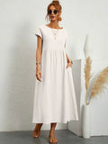 Ursina™ | Fluid Midi Dress
