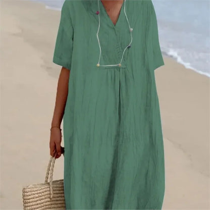 Silvana™ | Relaxed Textured Maxi Dress