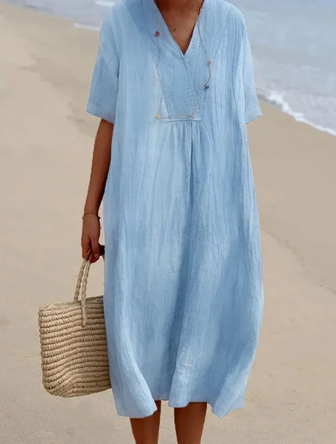 Silvana™ | Relaxed Textured Maxi Dress