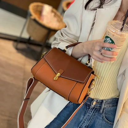 Cowhide Genuine Leather Handbag