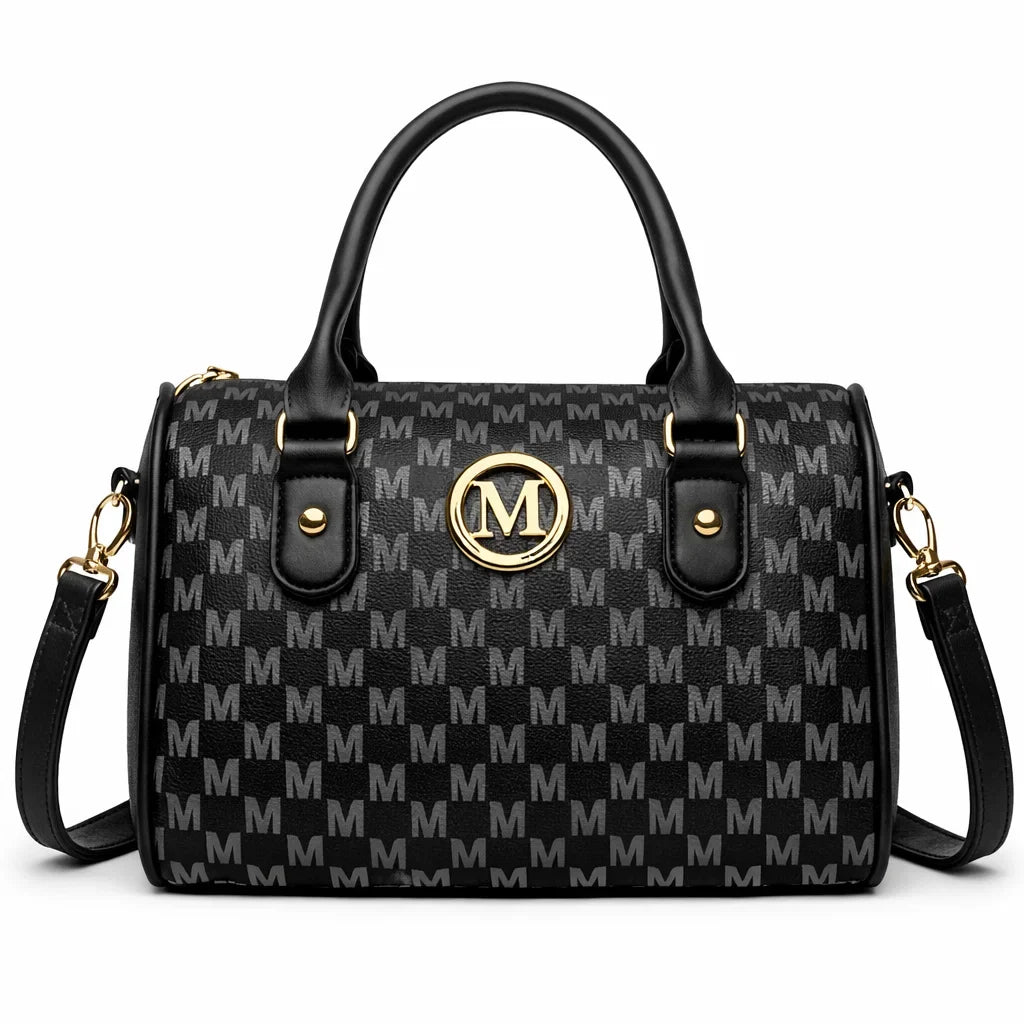 Women's Genuine Leather Boston Bag - Ashworth