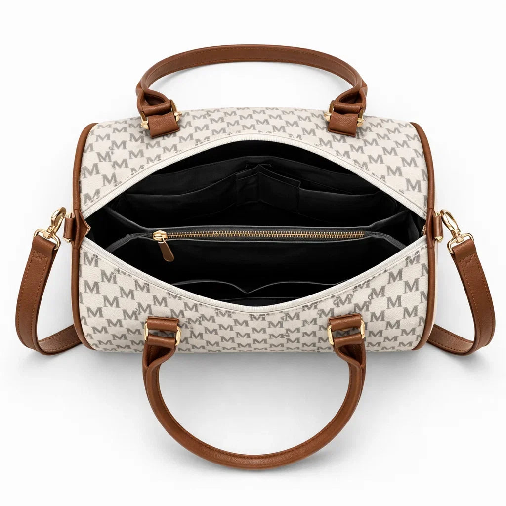 Women's Genuine Leather Boston Bag - Ashworth