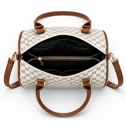Women's Genuine Leather Boston Bag - Ashworth