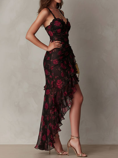 Scarlett | Ruffle Hem Dress