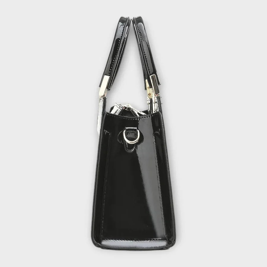 Maison Verdelle - Shiny Crocodile Skin Pattern Handbag