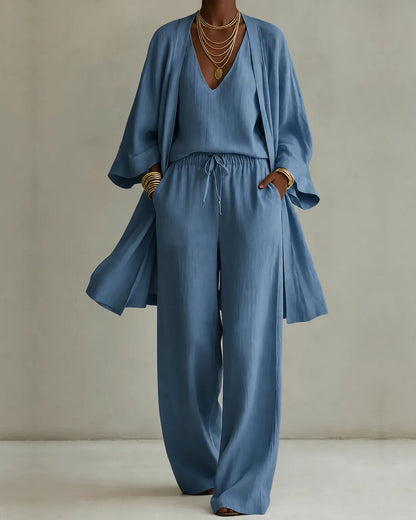Tanisha | 3-piece Linen Look Set