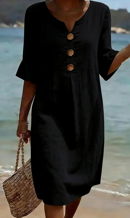 Radmila™ | Textured Long Sleeve Dress