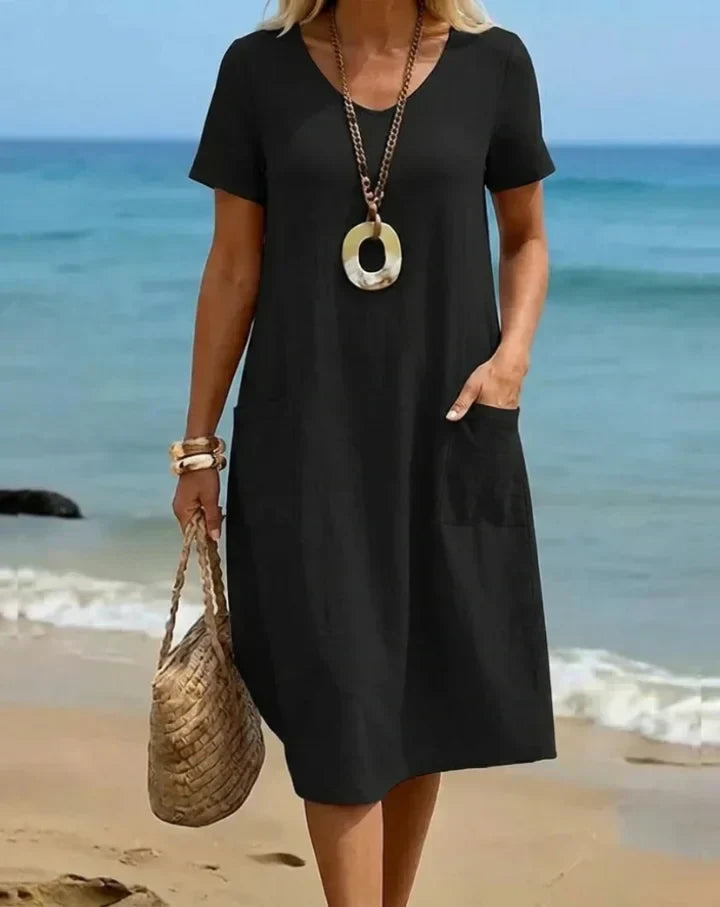 Oriane™ | Fluid Casual Maxi Dress